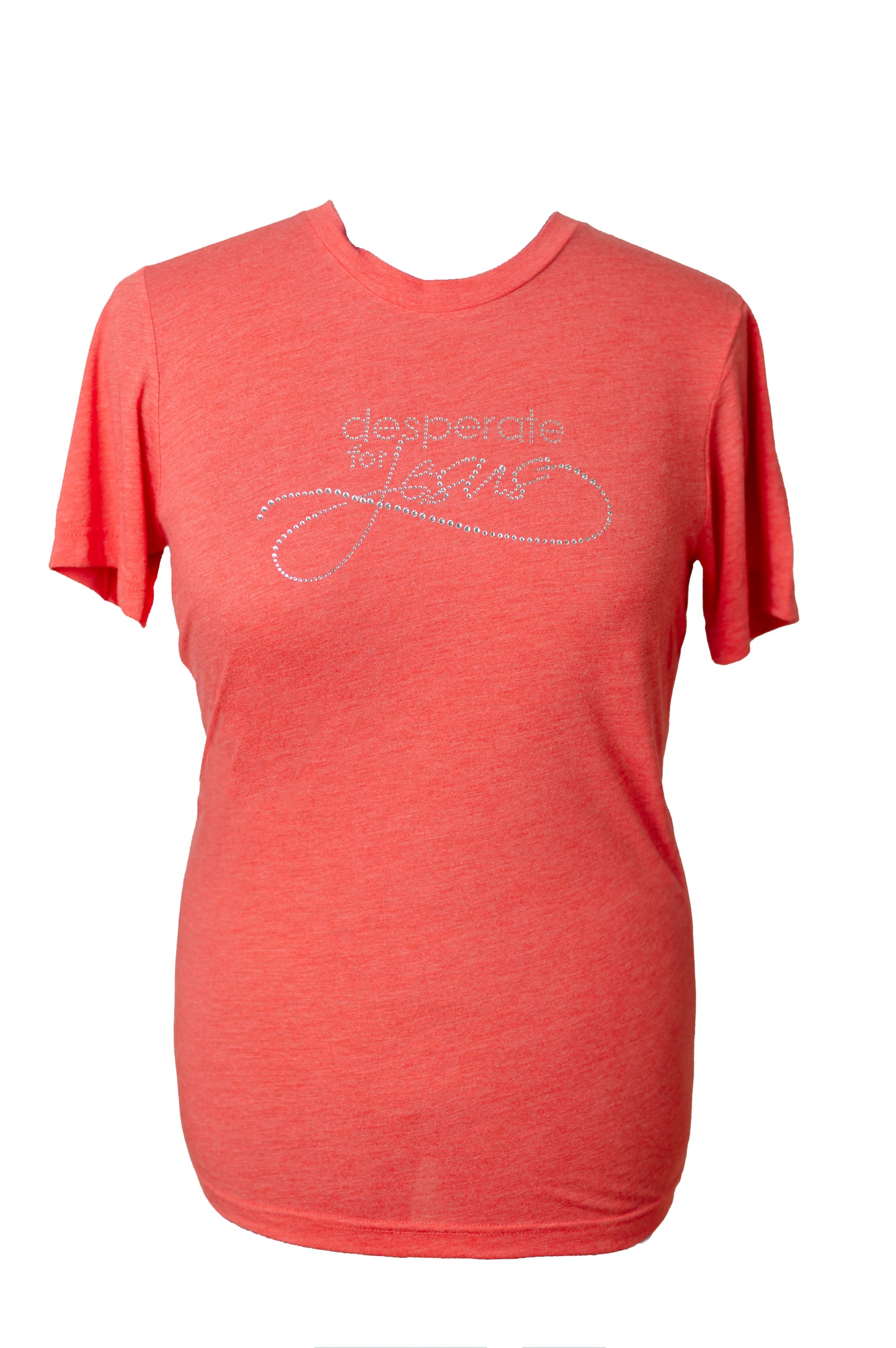 Vintage Red TriBlend w/ Crystal Bling